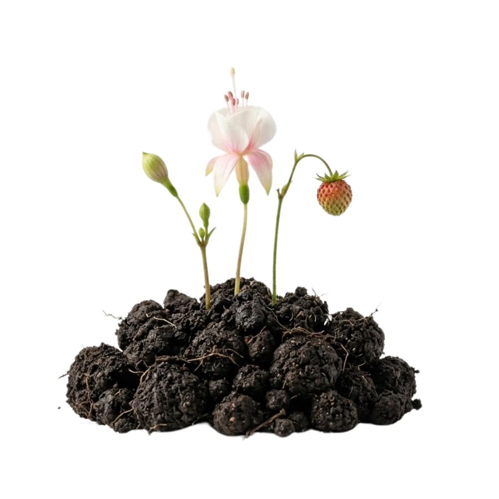 OneGoodSeed Cow Manure encourages more buds, brighter blooms, and healthier fruiting