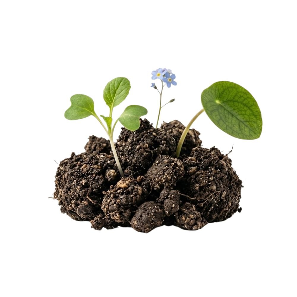 Safe for vegetables, flowers & indoor plants with OneGoodSeed's cow manure
